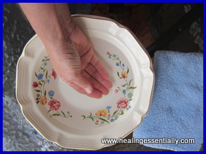 hand bath using essential oils