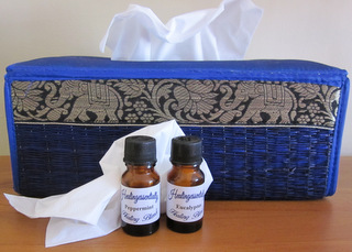 essential oil method tissue inhalation